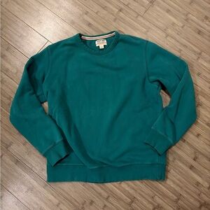 Men's Teal Sweatshirt Lands end